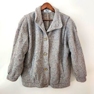 Vintage Learsi Wool Blend Jacket / Coat Size M